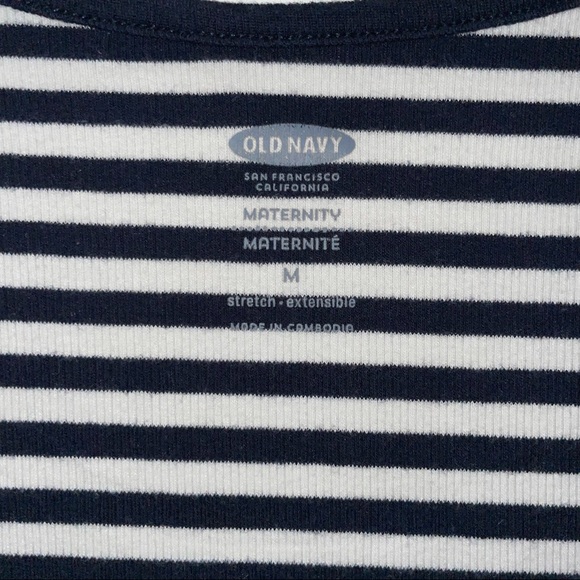 Old Navy Maternity Ribbed Striped Tank Top - Picture 2 of 2